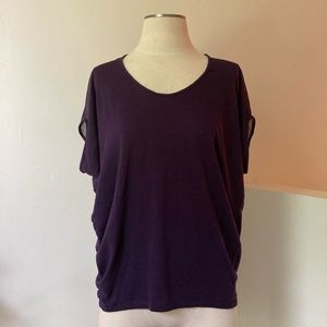 ❤️ Mesh Flutter Sleeve Top